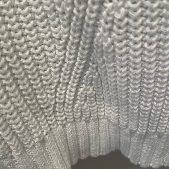 PURE new oversized cotton zipped sweater vest - Picture 3 of 8